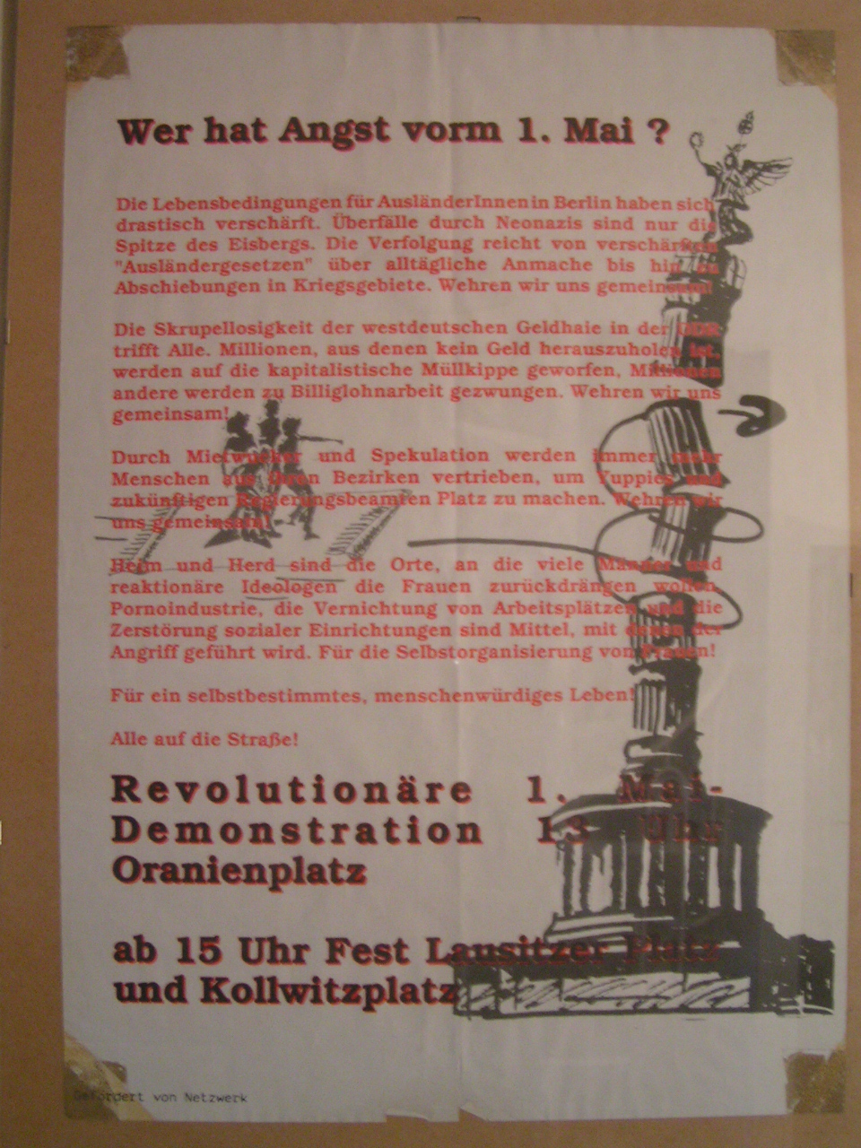 Poster di una manifestazione